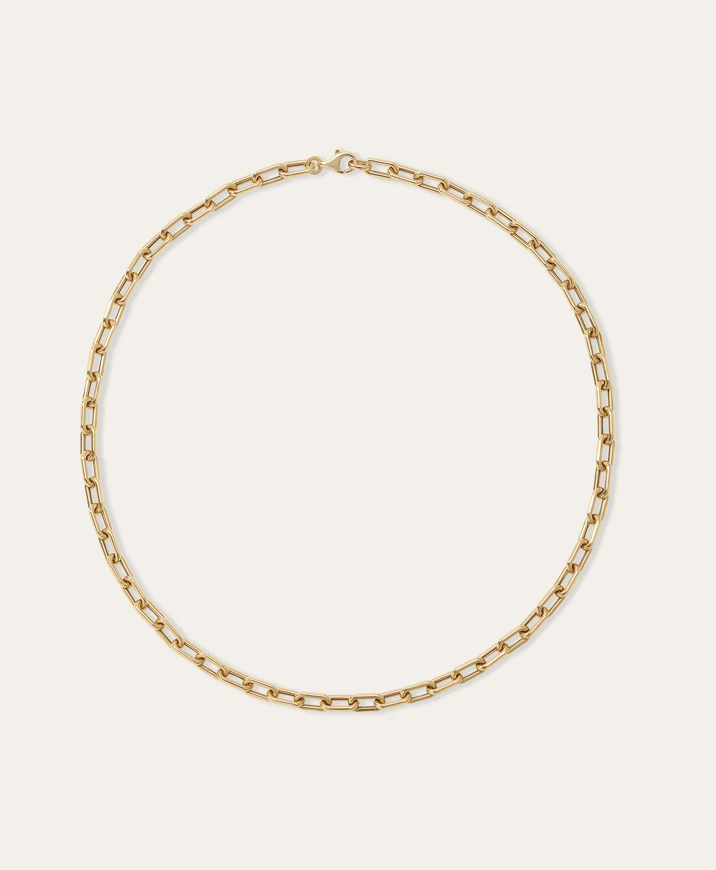 5.3mm Italian Chain Link Necklace - Image 3