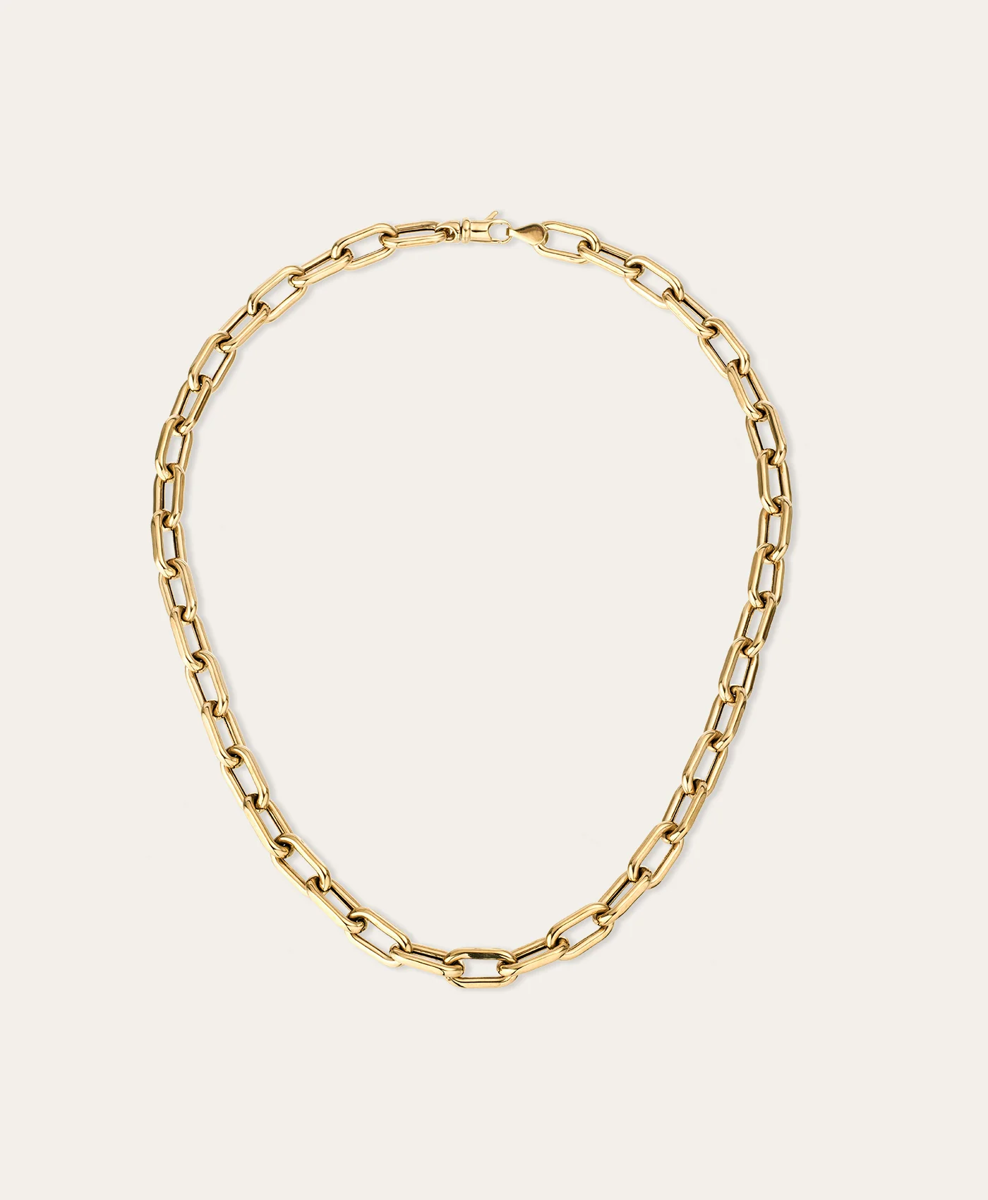 7mm Italian Chain Link Necklace - Image 3