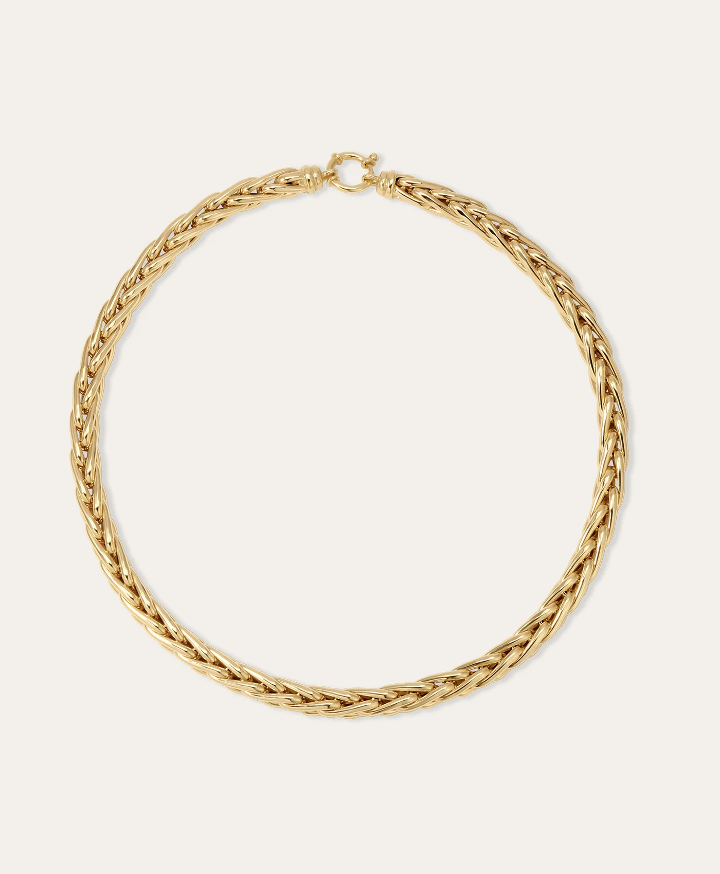Chunky Wheat Chain Necklace - Image 3