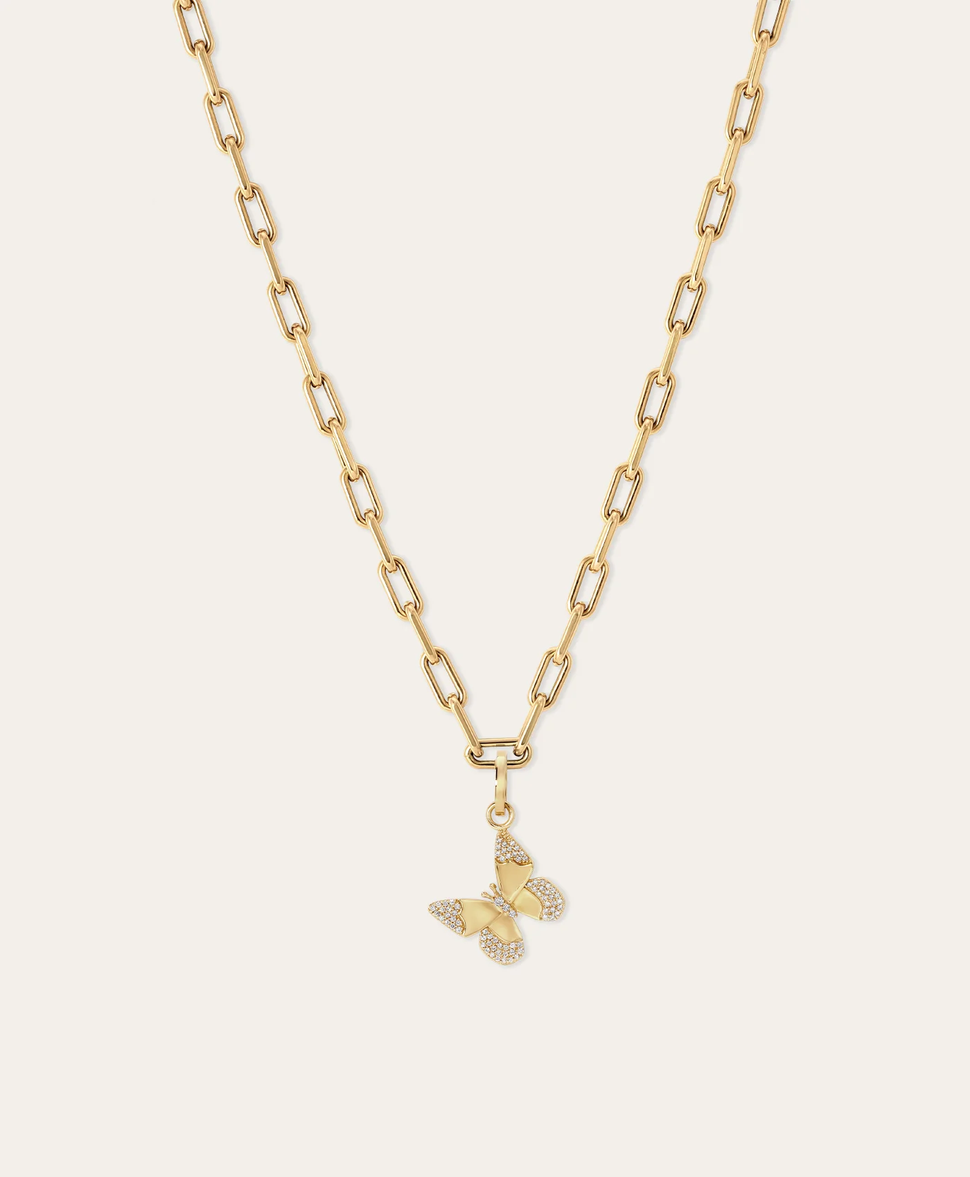 Diamond Butterfly Hinged Charm - Image 3