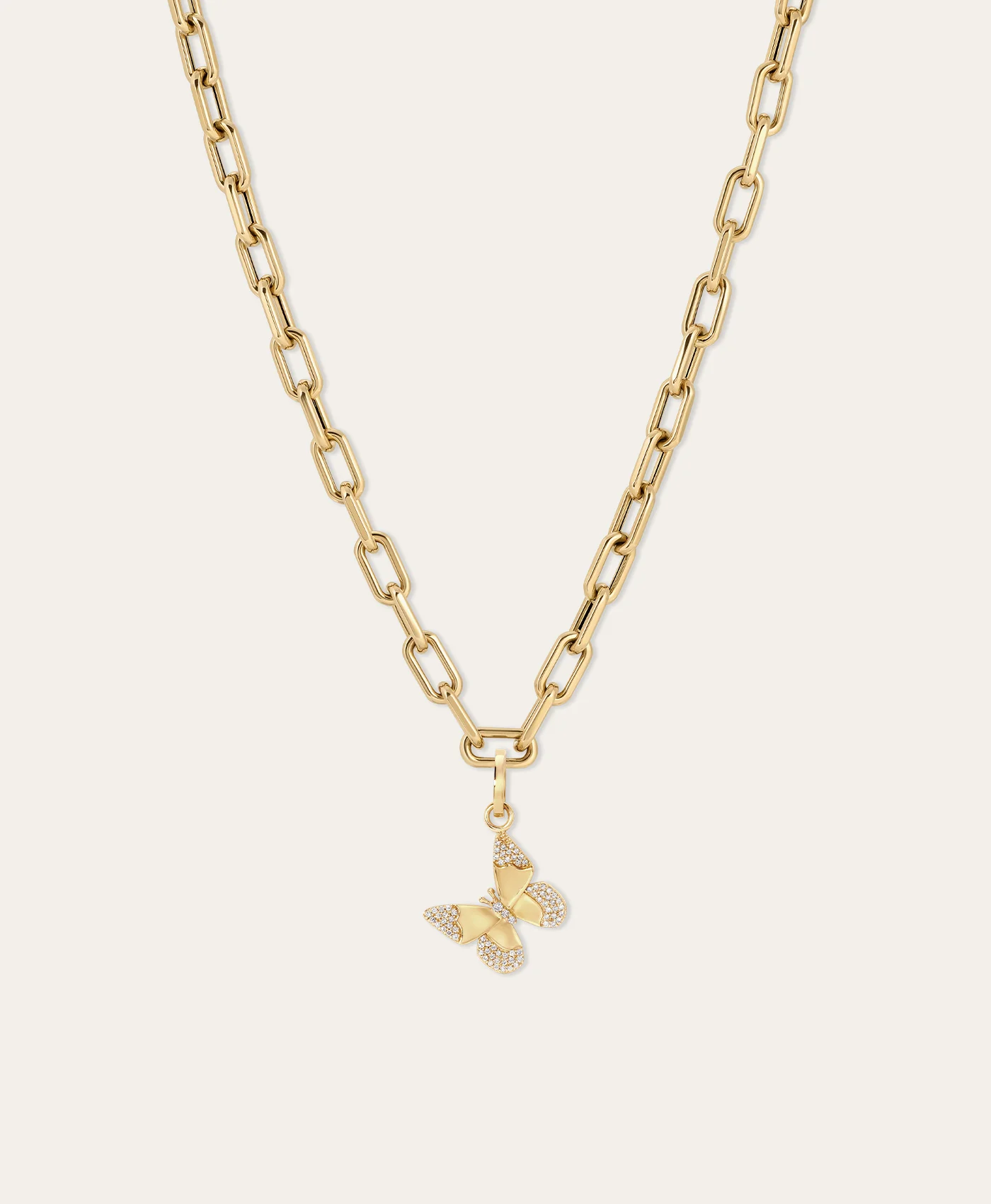 Diamond Butterfly Hinged Charm - Image 4