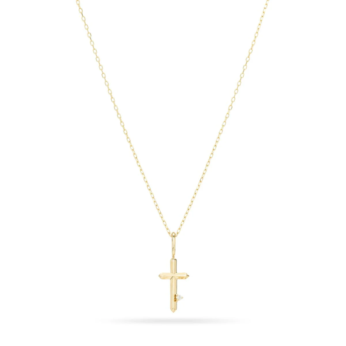 Diamond Cross Mini Charm - Image 3