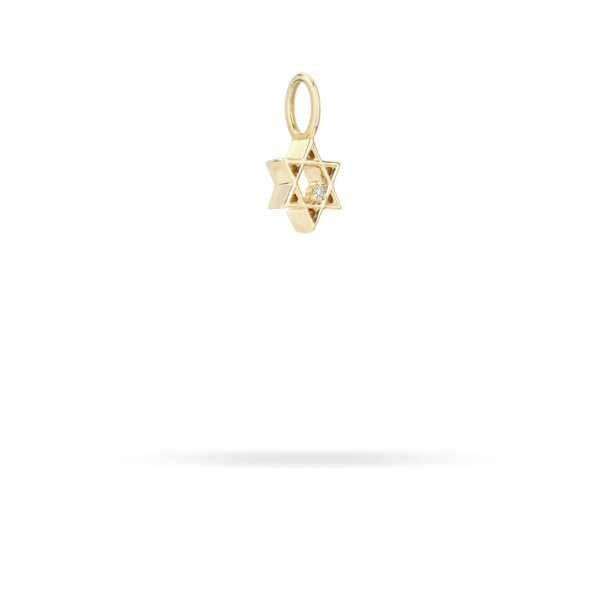 Diamond Star of David Mini Charm - Image 3