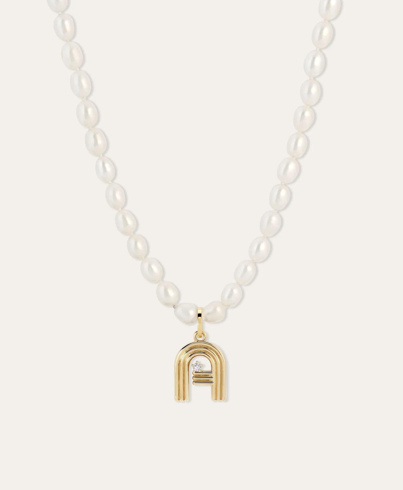Groovy Diamond Initial Hinged Charm - Image 7