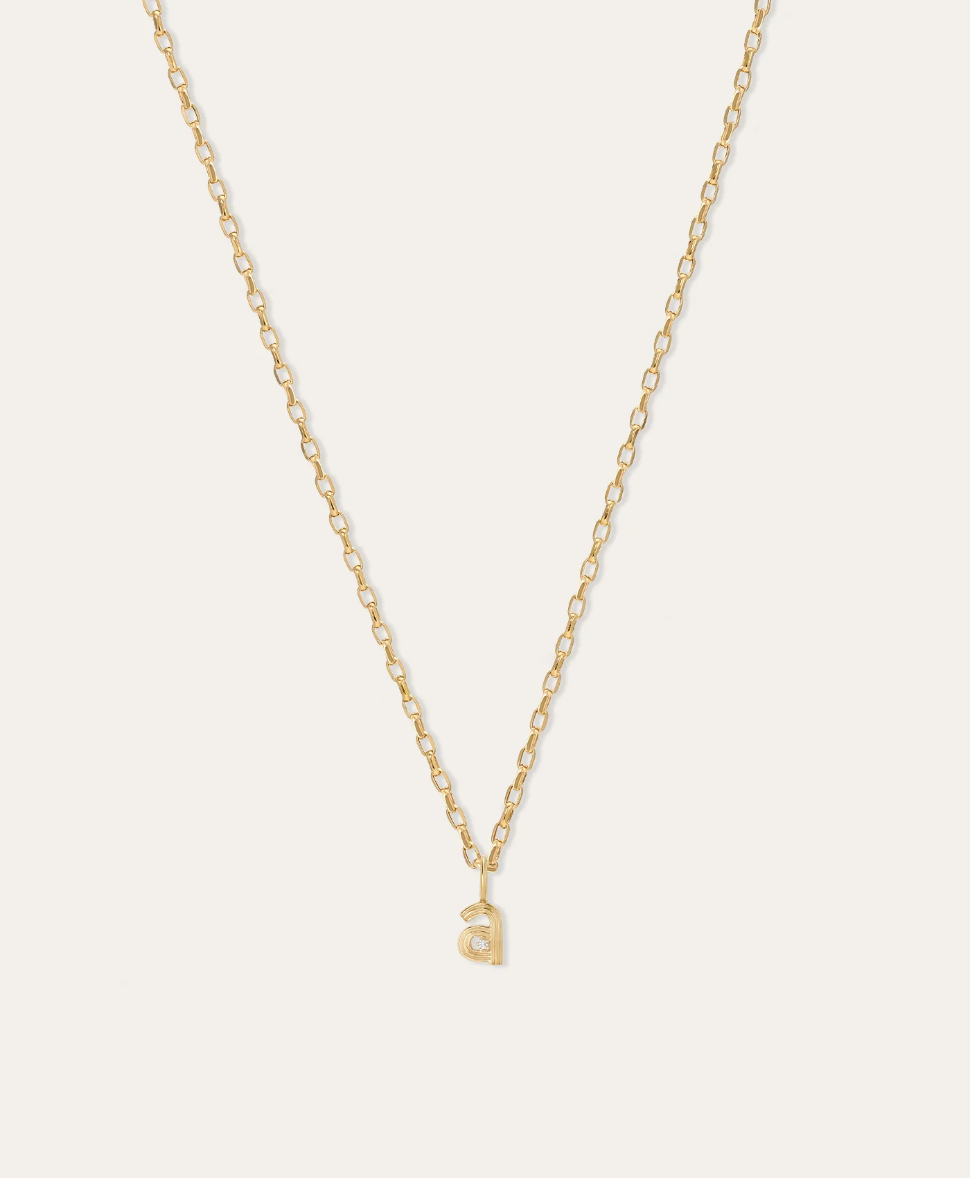 Groovy Diamond Initial Mini Charm - Image 7