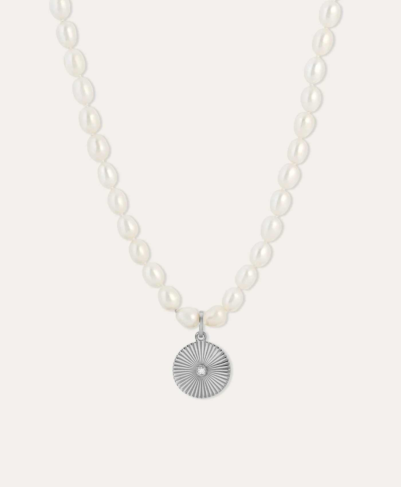Groovy Diamond Rays Hinged Charm in Sterling Silver - Image 5