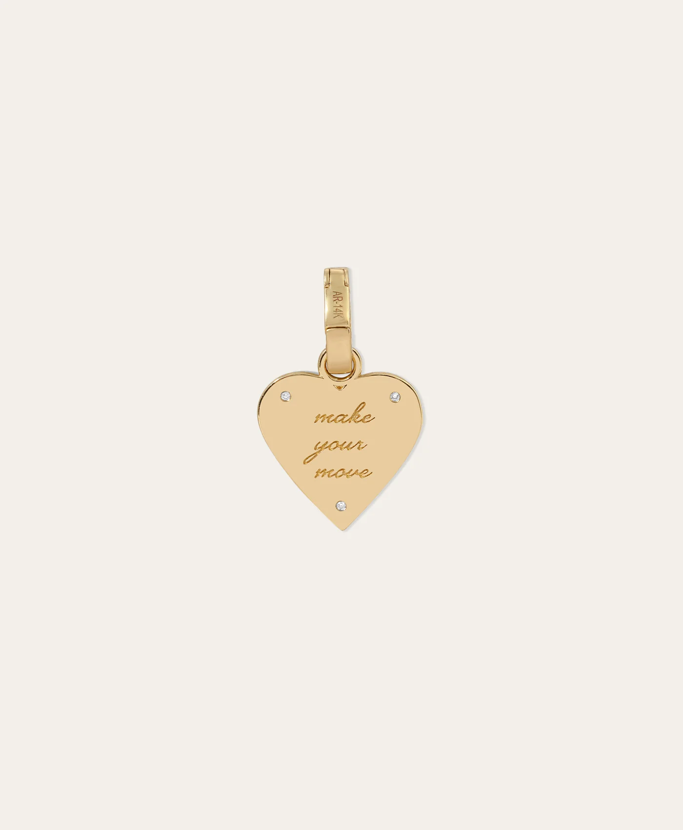 Groovy Make Your Move Pavé Heart Hinged Charm - Image 4