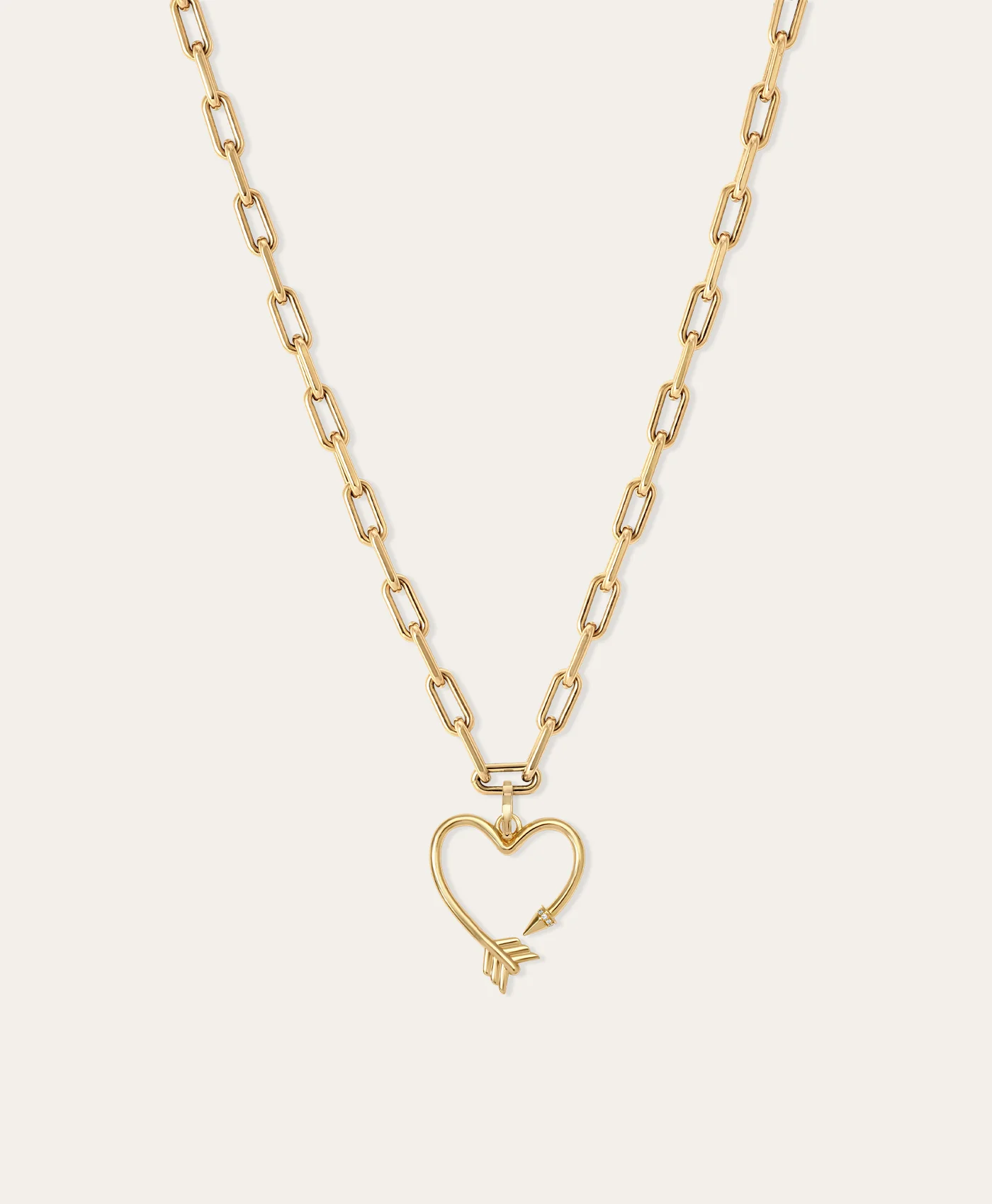 Diamond Arrow Heart Hinged Charm for Mini Beads - Image 4